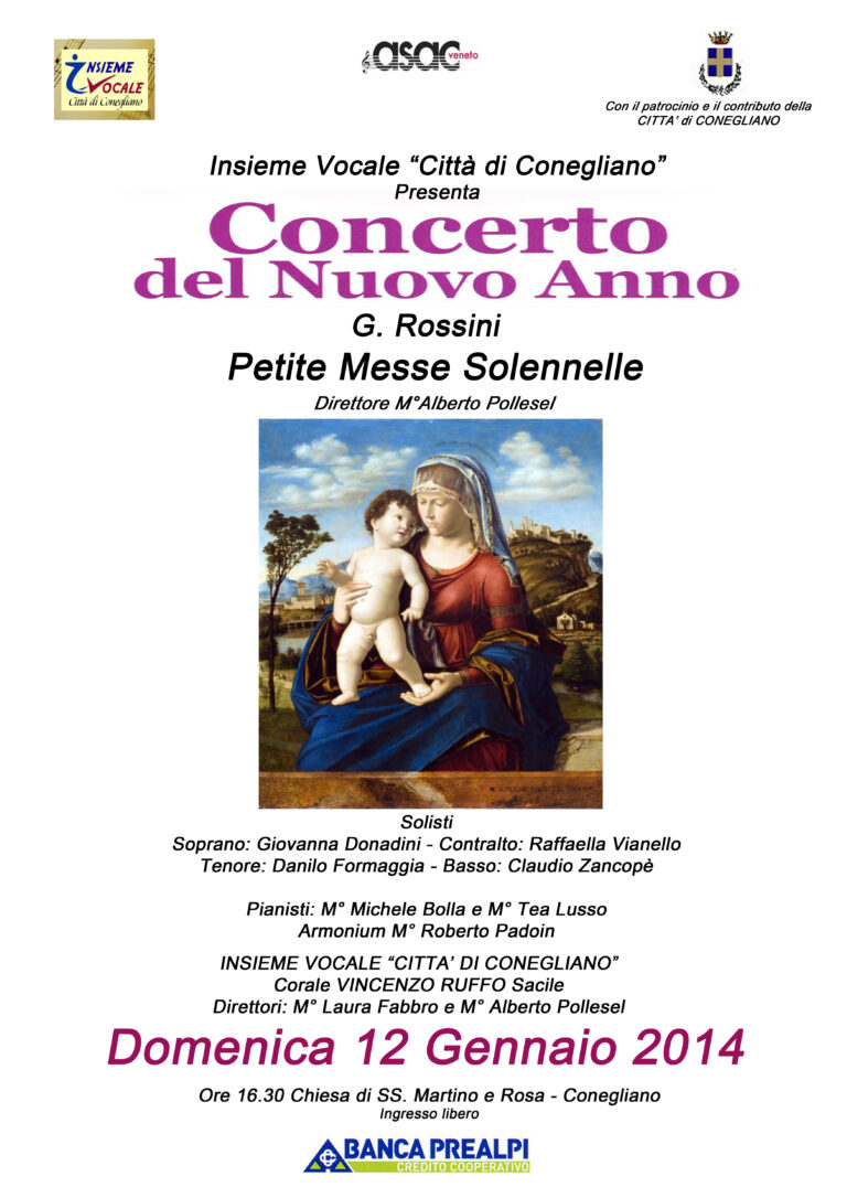 Petite Messe Solennelle di Giacomo Rossini 2014
