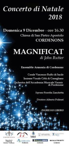 Concerto di Natale Cordenons 2018