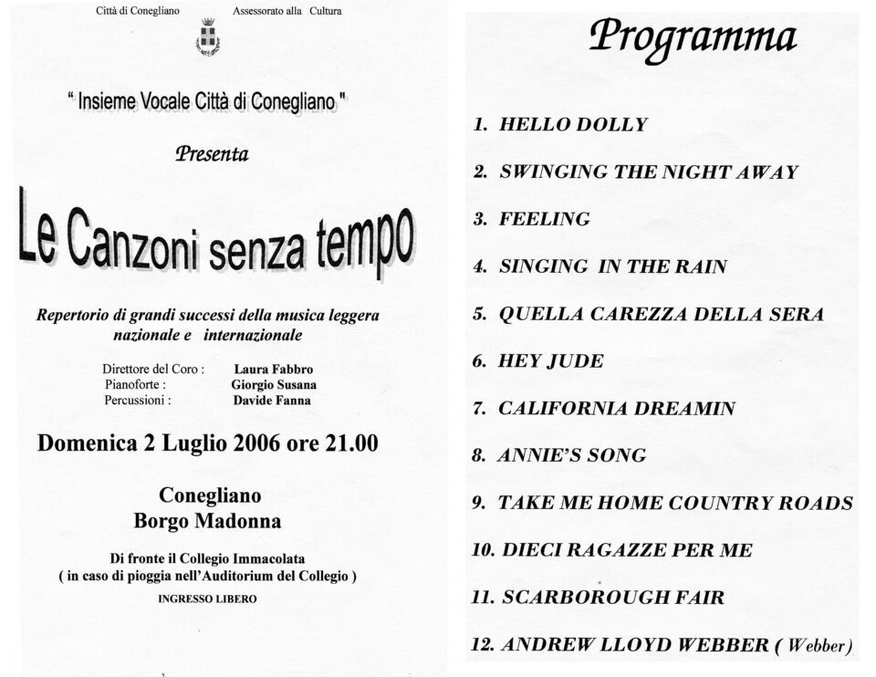 Le Canzoni Senza Tempo 2006