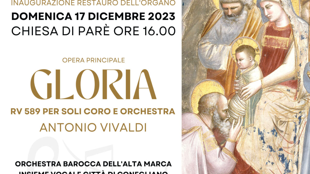 locandina Gloria di Vivaldi