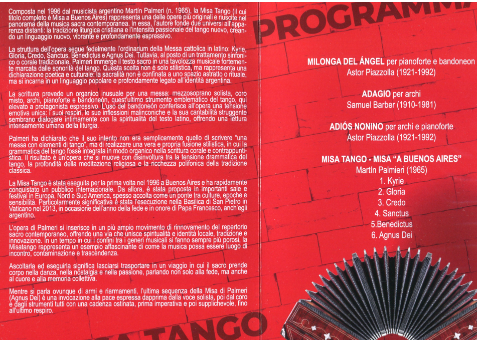 Messa Tango Programma