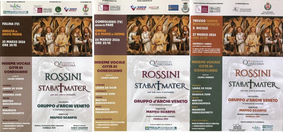 Stabat Mater Follina, Conegliano e Treviso